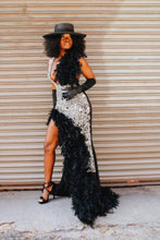 Load image into Gallery viewer, Custom Splashed Prom Dress