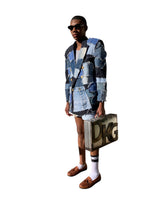 Load image into Gallery viewer, Denim Patchwork Blazer