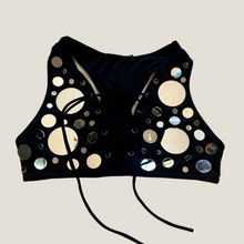Load image into Gallery viewer, Flashy Lace Up Top