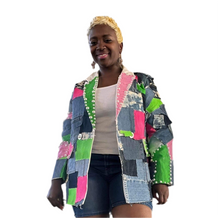 Load image into Gallery viewer, AKA Patchwork Blazer