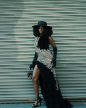 Load image into Gallery viewer, Custom Splashed Prom Dress