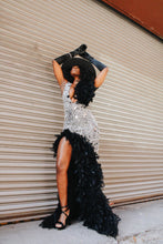 Load image into Gallery viewer, Custom Splashed Prom Dress