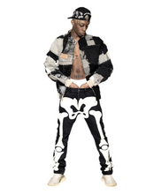 Load image into Gallery viewer, Black Patchwork Bomber Jacket
