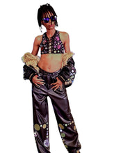 Load image into Gallery viewer, Flashy Lace Up Top