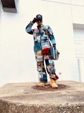 Load image into Gallery viewer, Patchwork Icons Jumpsuit