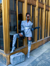 Load image into Gallery viewer, Flashy Metallic Thigh high Boots