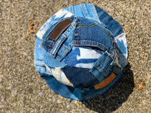 Load image into Gallery viewer, Denim Patchwork Bucket Hat