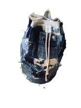 Load image into Gallery viewer, Patchwork drawstring duffel bag
