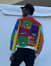 Load image into Gallery viewer, The Hate Make You Great Patchwork Jacket
