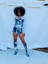 Load image into Gallery viewer, Cropped Patchwork Blazer