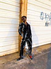 Load image into Gallery viewer, Vintage Splashed Velvet Jumpsuit