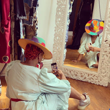 Load image into Gallery viewer, Hand-painted Wide Brim Fedora