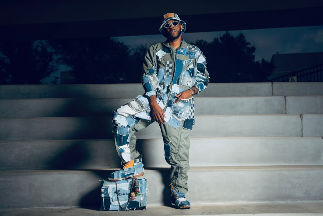 Patchwork Flight Suit