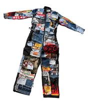 Load image into Gallery viewer, Patchwork Icons Jumpsuit
