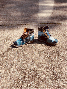 Denim Patchwork Timbs