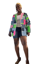 Load image into Gallery viewer, AKA Patchwork Blazer
