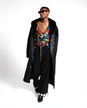 Load image into Gallery viewer, Upcycled Faux Leather Statement Top
