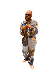 Timber Patchwork Coveralls