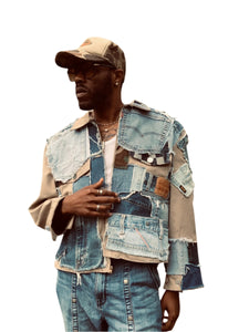Boxy Patchwork Jacket