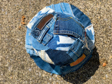 Load image into Gallery viewer, Denim Patchwork Bucket Hat
