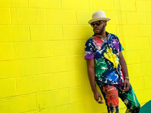 Load image into Gallery viewer, Color Splashed Denim Button Up
