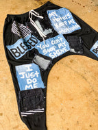 Statement Patchwork Harem pants