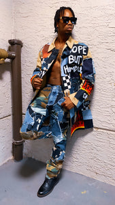 Statement Patchwork Trench