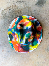 Load image into Gallery viewer, Spray-painted Fedora
