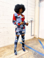 Patchwork Blazer