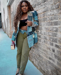 Patchwork Money Blazer