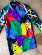 Reckless Art Trench Coat